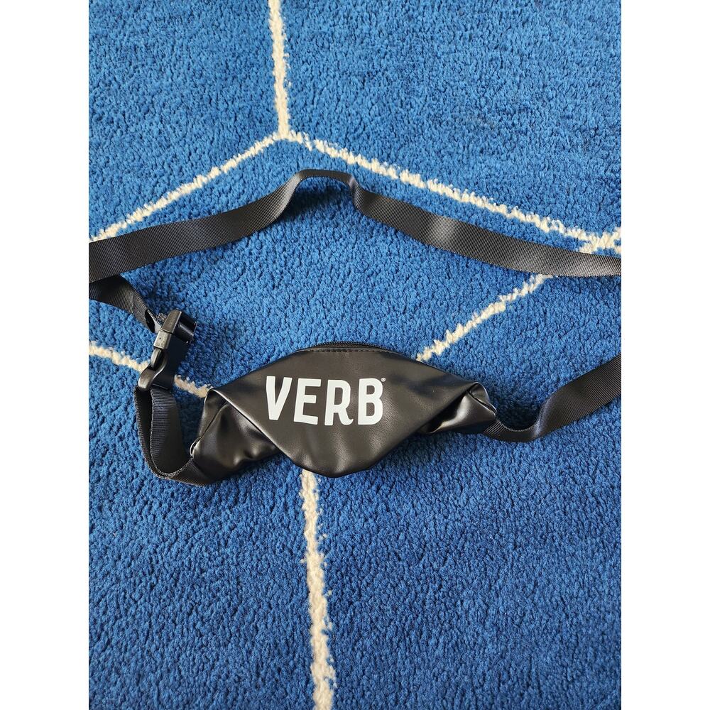 Women's Verb Black Faux Leather Adjustable Fanny Pack